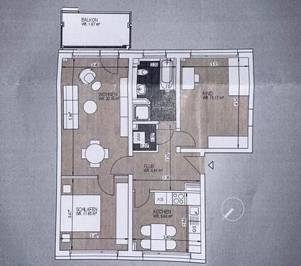 Foto - 3-Zimmer-Wohnung im Hans-Beimler-Ring (Strausberg)