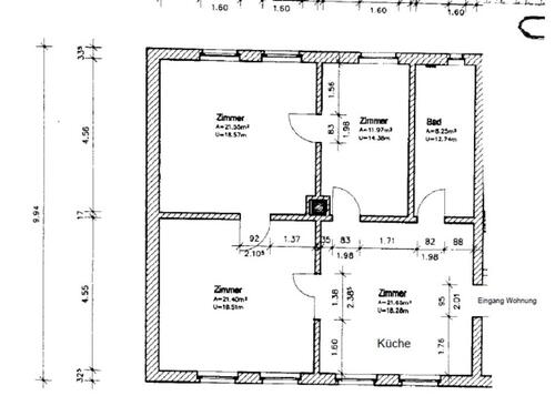 Foto - 3-Raum-Wohnung in Stavenhagen ab April 2026 zu vermieten