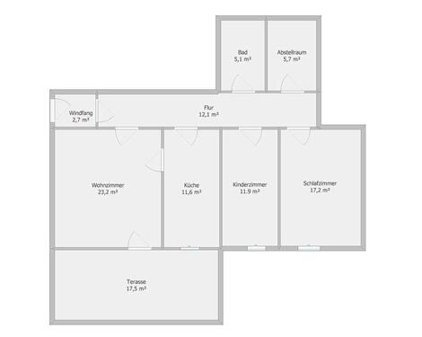 Foto - 3 Zimmer Etagenwohnung zur Miete in Kürnach