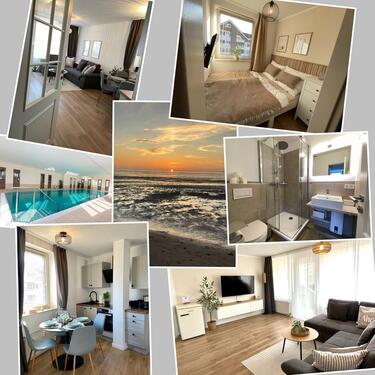 Foto - Cuxhaven Strand Ferienwohnung Nordsee 2 Zi. Schwimmbad Sauna Döse