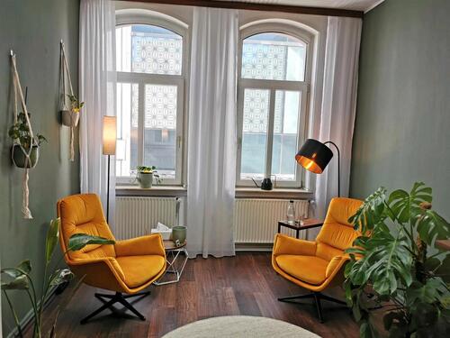 Foto - Praxisraum Psychotherapie möbliert