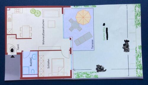 Foto - 2 Zimmer Terrassenwohnung zur Miete in Backnang