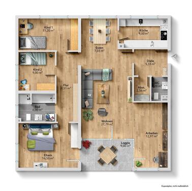 Foto - Etagenwohnung zur Miete in Griesheim