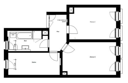 Foto - 2 Zimmer Etagenwohnung zur Miete in Leipzig