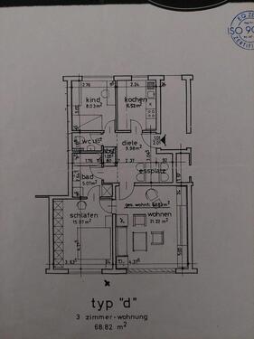 Foto - 3 ZKB Whg in Herford, Kaltmiete: