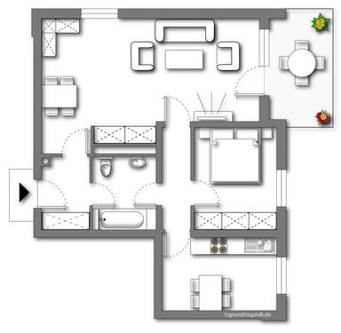 Foto - Viechtach tolle 2,5 Zi. Wohnung zu vermieten