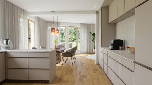 Foto - Attraktive 4-Zimmer-Dachgeschosswohnung im Erstbezug mit zwei Südwest-Dachterrassen und besonderem Wohnkomfort