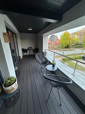 Foto - Maisonette-Whg. 138 qm in Zeven m. EBK, Loggia u. Carport