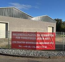 Geschützte Hallenstellplätze für Fahrzeuge jeder Art - Wurzen