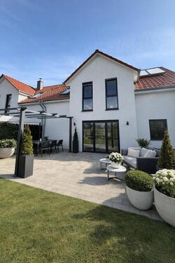 Foto - Neuwertige DHH(Bj.2019) Spielstraße,Feldblick,Kamin