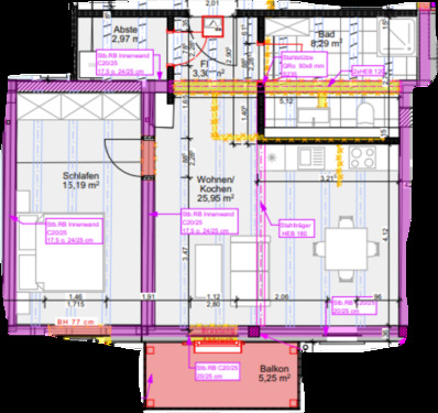 Foto - 2 Zimmer Etagenwohnung zur Miete in Worms