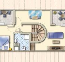 Offen gestaltete, moderne Single-Dachgeschosswohnung - Engelskirchen
