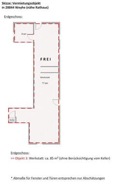 Foto - Proberaum für Musiker Werkstatt Lager Halle Hobby o.Ä.