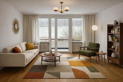 Foto - 3-Zimmer-Wohnung mit Balkon & zwei Bädern in spezieller Lage