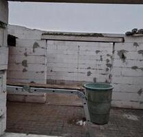 Garten mit halbfertigen Bungalow in Burg bei Magdeburg, - Brandenburg an der Havel