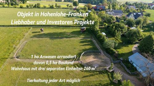 Foto - Anwesen mit ca. 1 ha – Tierhaltung, Stall, Werkstatt – Wohnen