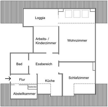 Foto - 3 Zimmer Dachgeschoßwohnung zum Kaufen in Ellerau