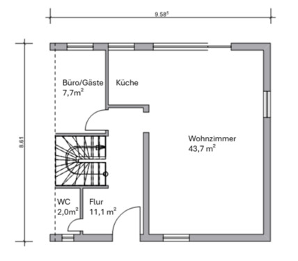Foto - 5 Zimmer Einfamilienhaus zur Miete in Ottobrunn