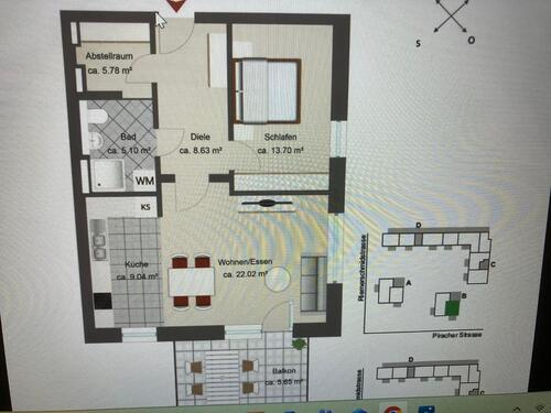 Foto - Etagenwohnung in Burghausen zur Miete