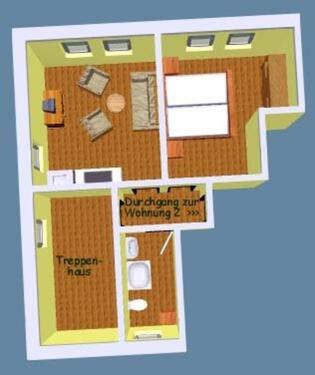 Foto - Kleine möblierte Dachgeschoßwohnung