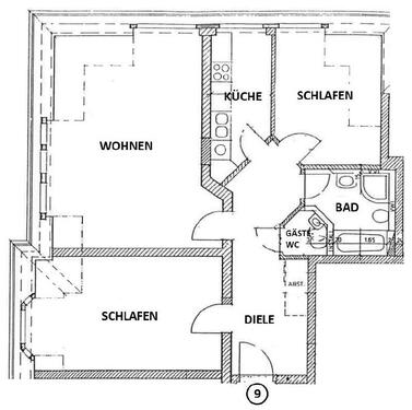 Foto - 3 Zimmer Etagenwohnung zur Miete in Dresden