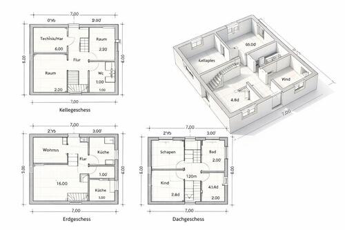 Foto - 3 Zimmer Einfamilienhaus zum Kaufen in Queidersbach