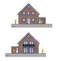 Foto - Neubau-Doppelhaus in Nordseenähe – KfW 40 Plus