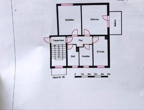 Foto - Geräumige 3-Zimmer-Wohnung in Bleicherode zu vermieten