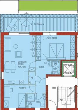 Foto - 3-ZKB-Neubauwohnung zum Erstbezug mit großzügigem Balkon, Aufzug