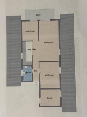 Foto - Wohnung 3,5 Zimmer - schön modernisiert