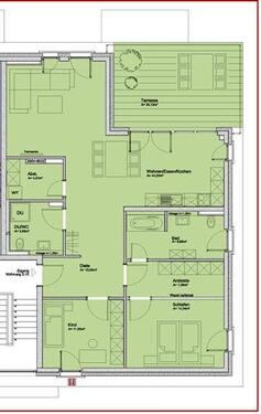 Foto - Moderne 3,5-Zimmerwohnung mit 24m2 großer Terrasse in Brühl