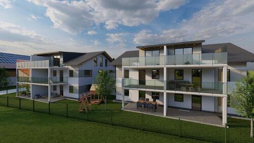 Foto - Exklusive 3-Zimmer-Neubauwohnung mit Terrasse & Garten – Nähe Lan