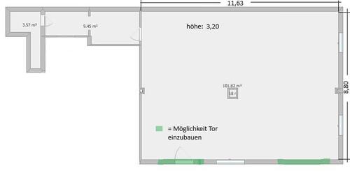 Foto - LagerHalle mit 115 m² Nutzfläche