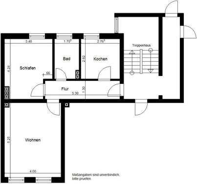 Foto - 2 Zimmer Etagenwohnung zur Miete in Nordhausen
