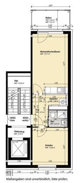 Foto - 2 Zimmer Etagenwohnung zur Miete in Nordhausen