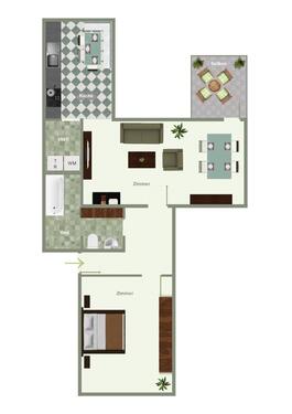 Foto - Löningen zentral !!! 2 Zimmer Wohnung 85 m²