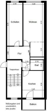 Foto - 2 Zimmer Etagenwohnung in Nordhausen