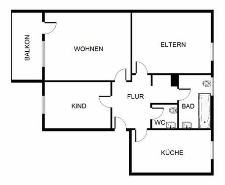 Foto - Etagenwohnung in Köln