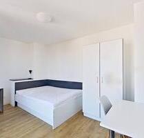 ** Modernes und vollmöbliertes 1-Zimmer-Apartment mit EINBAUKÜCHE und gemeinschaftlicher DACHTERRASSE ** - Leipzig Südost