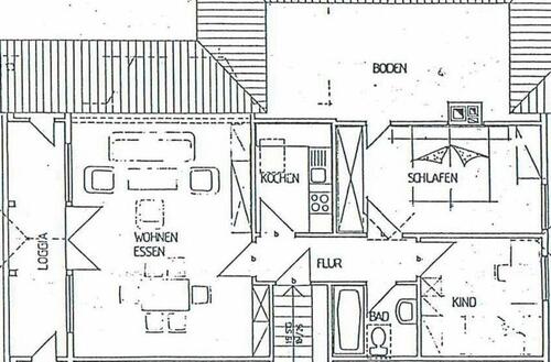 Foto - Helle Dachgeschosswohnung (3-ZKB) in Carlsberg zu vermieten
