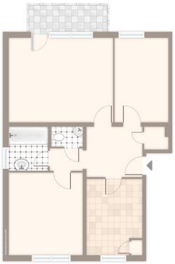 Foto - 3 Zimmer Etagenwohnung zur Miete in Mönchengladbach