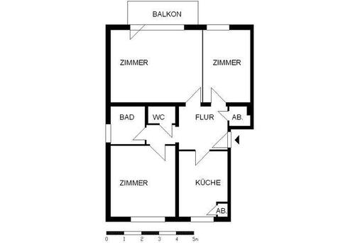 Foto - 3 Zimmer Etagenwohnung in Mönchengladbach