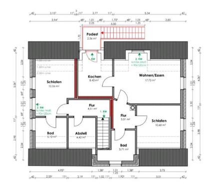 Foto - 2 Zimmer-Whg Simonsberg - 800,00 EUR Kaltmiete,