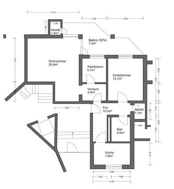 Foto - 3-Zimmer-Wohnung in Kenzingen ab 01.06.2026 zu vermieten