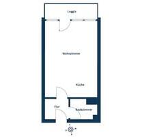 Vollsanierte 1-Zimmer-Wohnung mit Stellplatz – 12099 Berlin