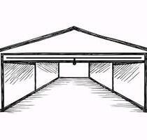 Große Garage, 2 seitig befahrbar. (Doppelgarage) - Kirchhundem