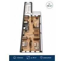 Moderne 3-Zimmer Wohnung, 90 qm, kernsaniert - Lüdenscheid