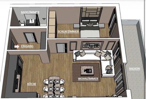 Foto - 2 Zimmer Etagenwohnung in Leverkusen