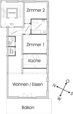 Foto - 3 Zimmer Etagenwohnung zur Miete in Kassel