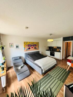 Foto - 1 Zimmer Wohnung möbliert mit Balkon Küche Abstellraum